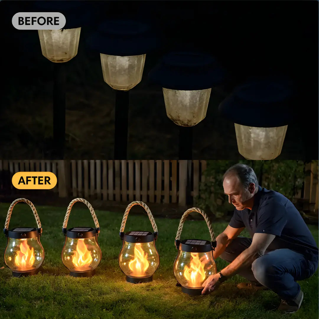 Solar Flame Lantern